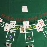 Blackjack table